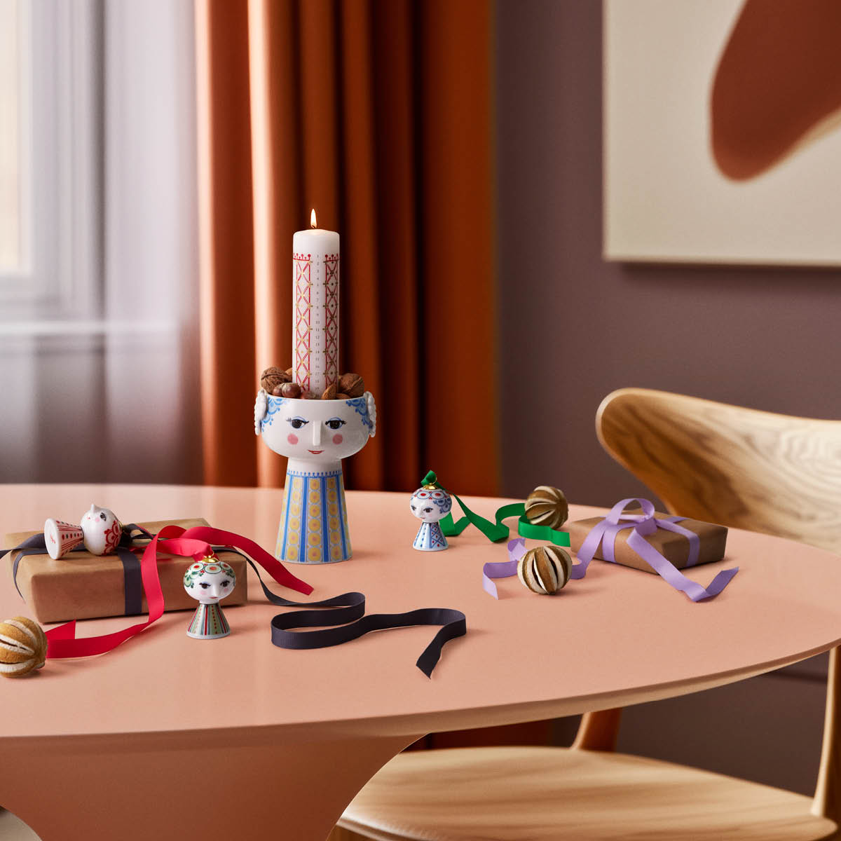 Bjørn Wiinblad Eva juleoppheng 2025 7,5 cm grønn