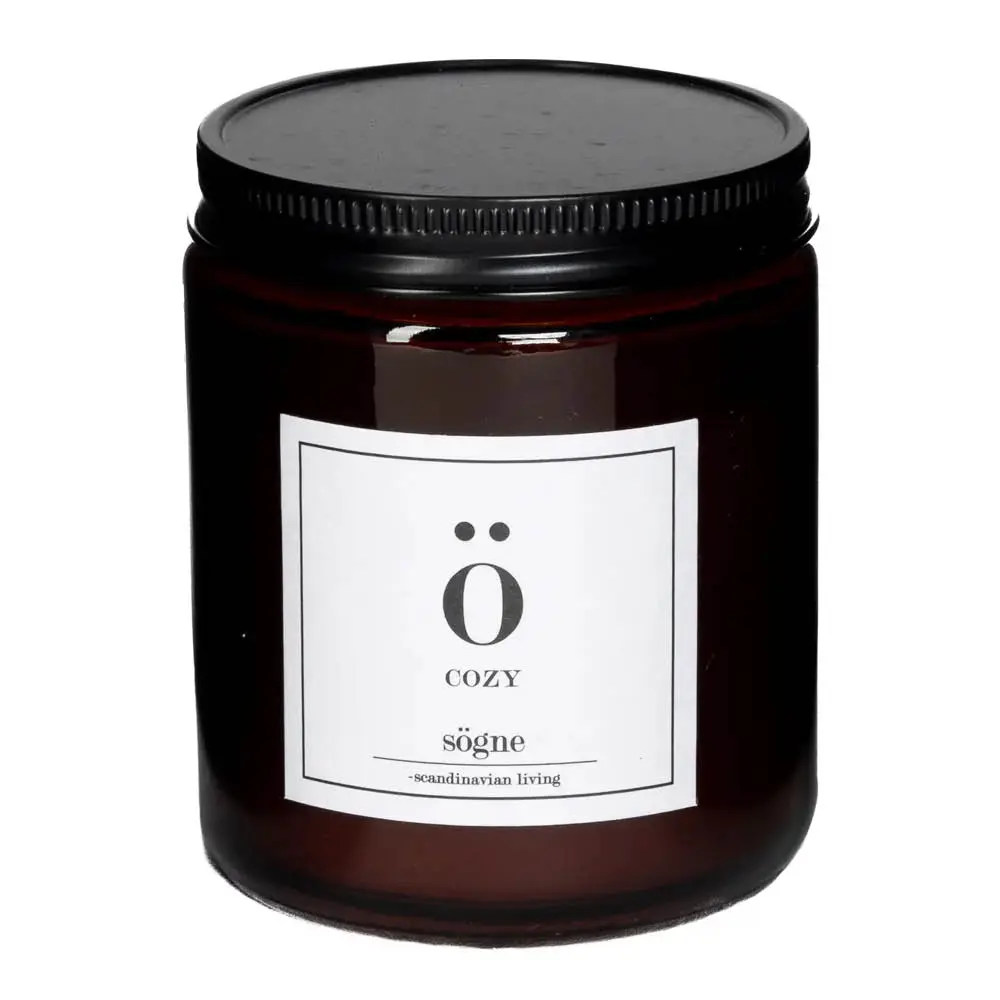 Tuoksukynttilä Cozy 7x9 cm Ruskea