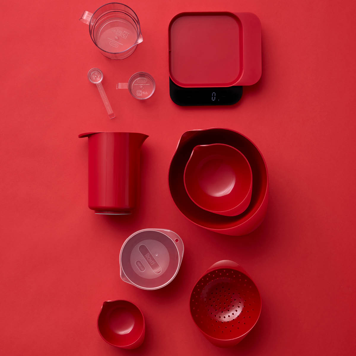 Rosti Margrethe skål 0,25 L röd