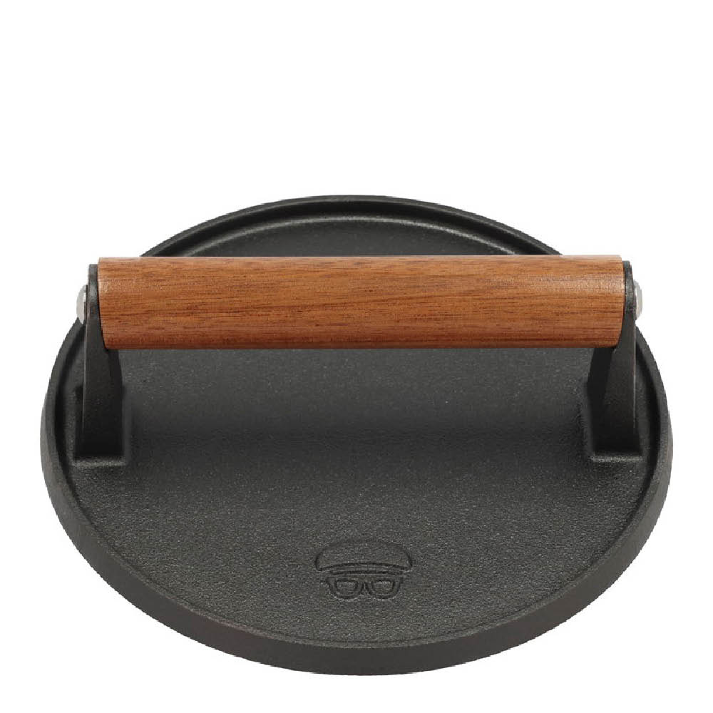 Holm Burgerpresse støpejern 18 cm svart