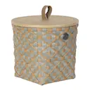 Ivy & Rose liten korg med lock 20x19 cm matcha green