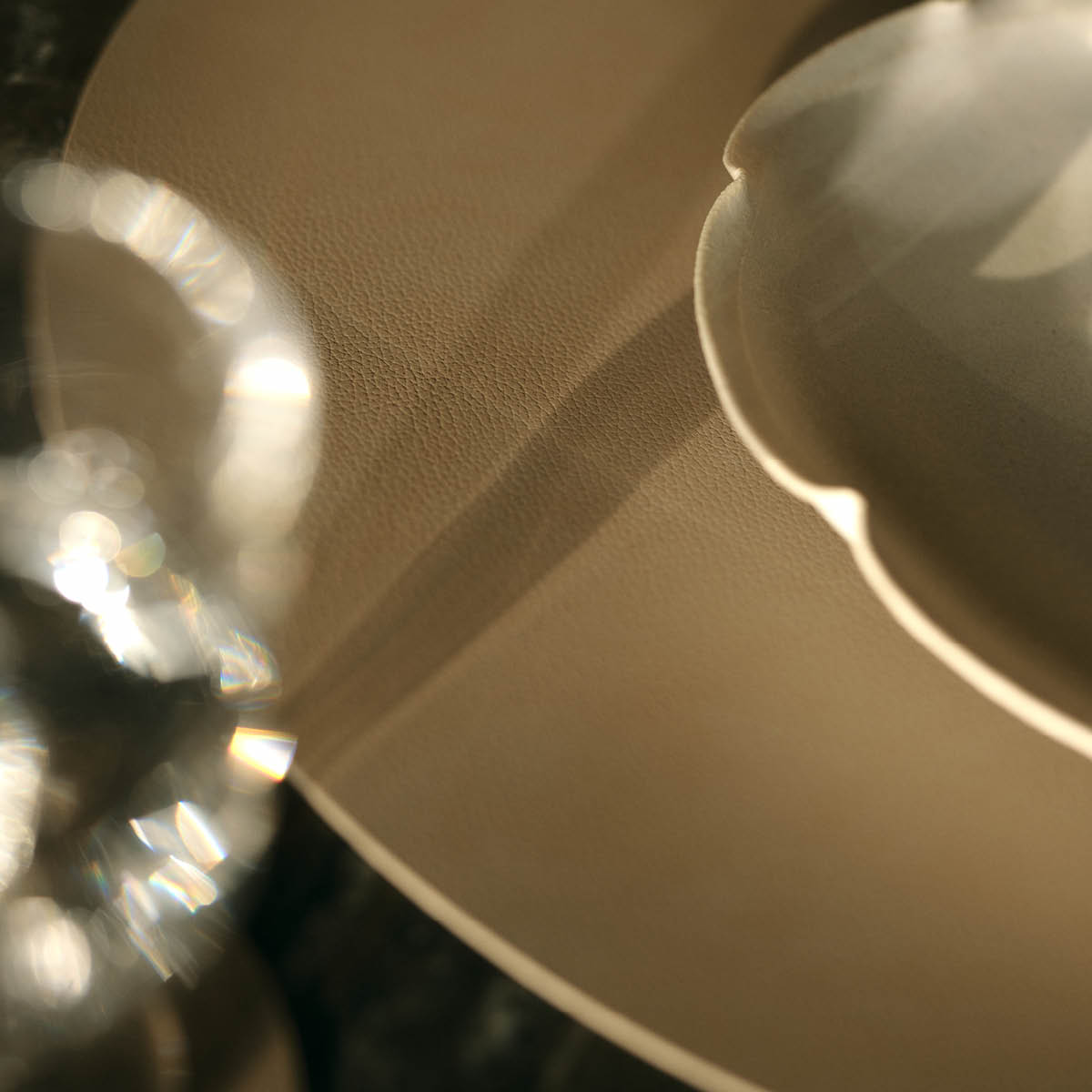 LIND DNA Circle Nupo bordstablett 38 cm Clay Brown