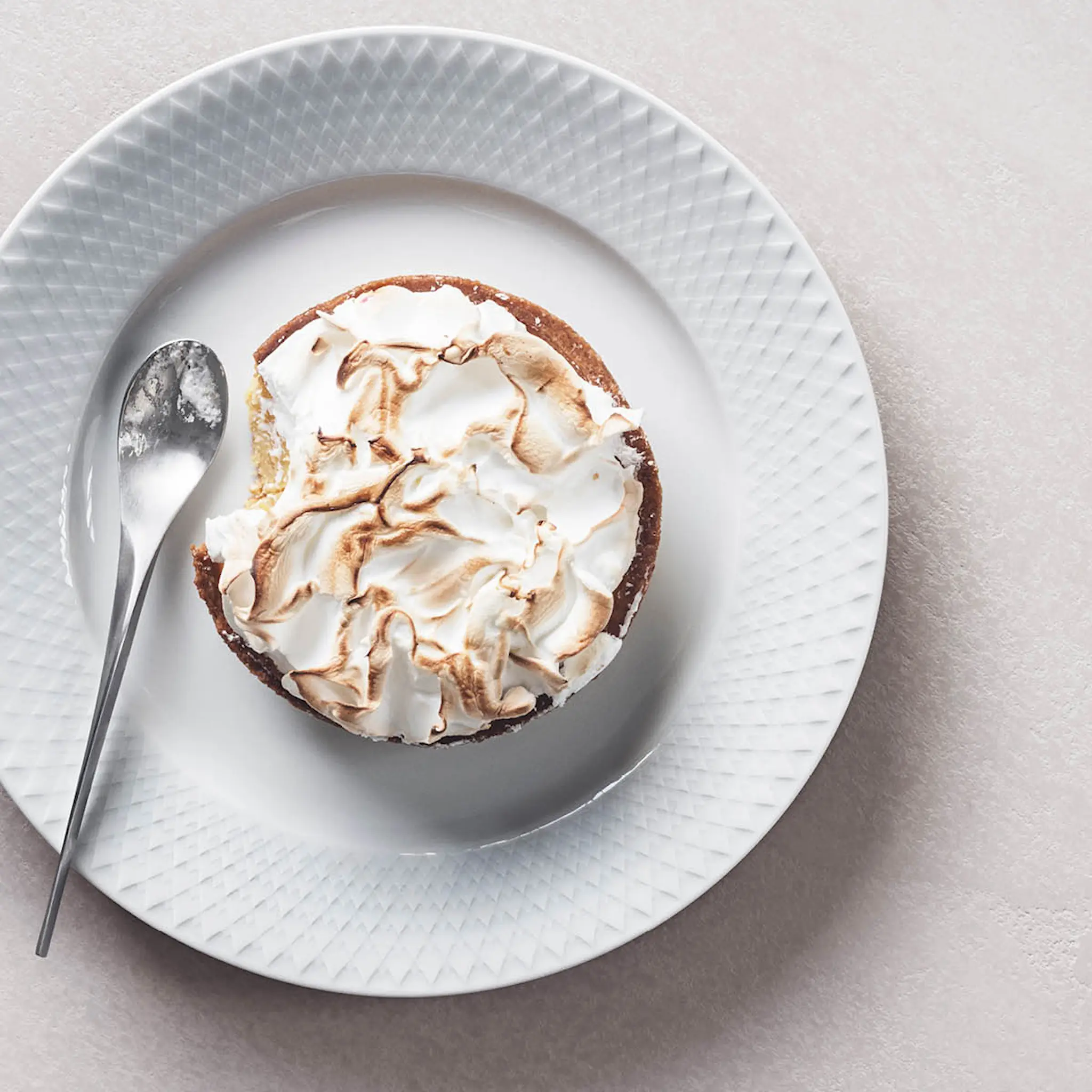 Lyngby Porcelæn Rhombe Lautanen 21 cm Valkoinen