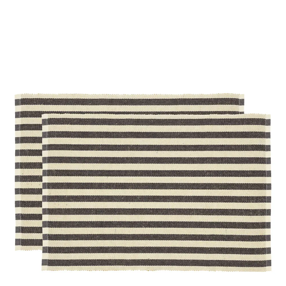 Statement Stripe Pöytätabletti 33x48 2 kpl  Ash