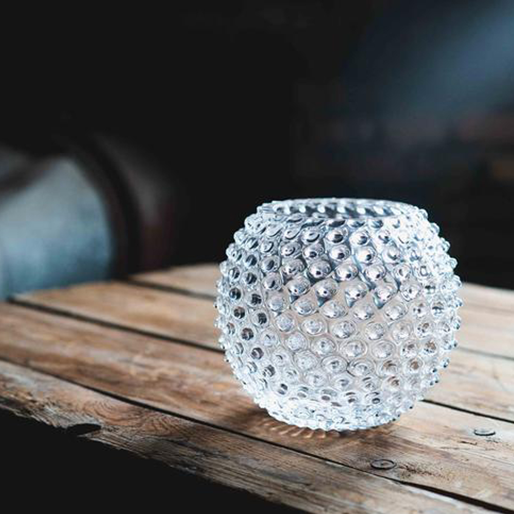 Klimchi Hobnail Maljakko 18 cm Crystal