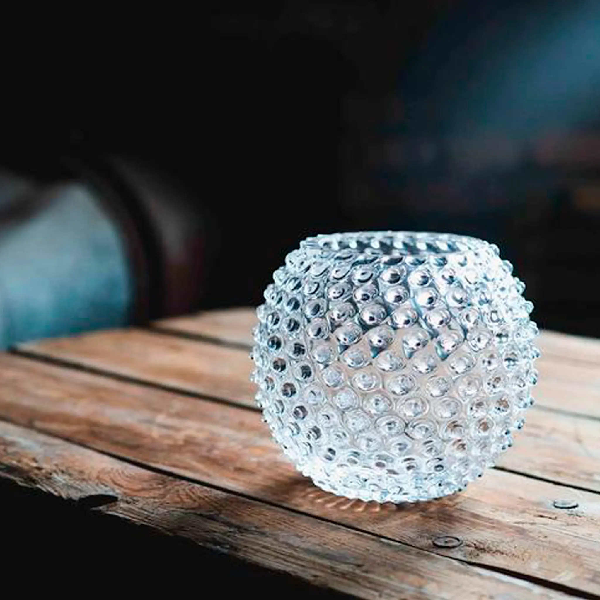 Klimchi Hobnail Vas 18 cm Crystal