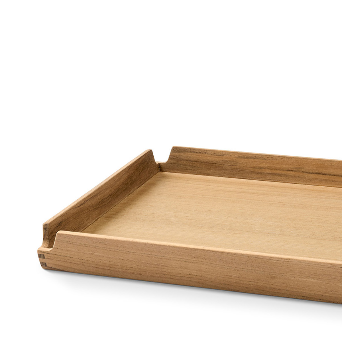 LIND DNA Airy teak bricka medium 28x36 cm nupo antracit