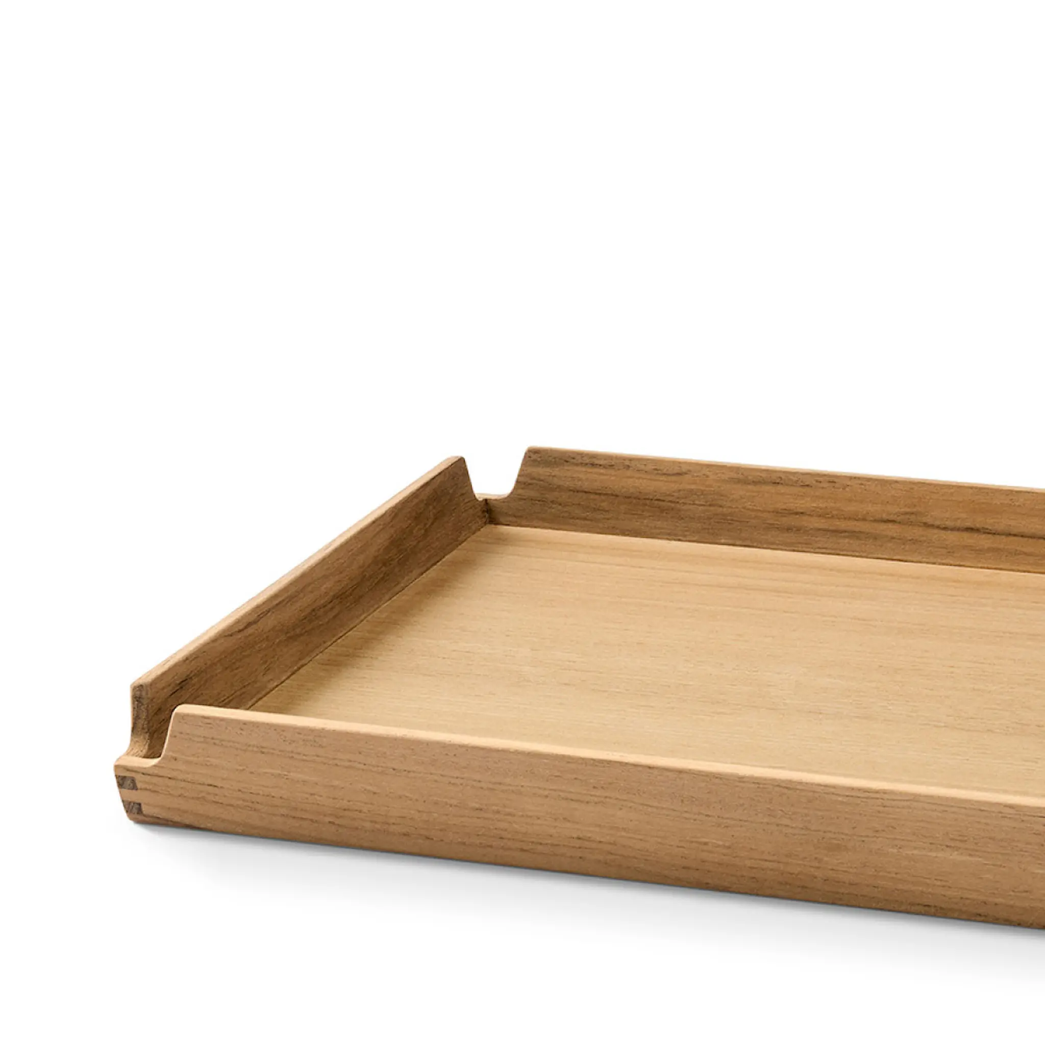 LIND DNA Airy teak bricka medium 28x36 cm nupo antracit