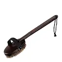 Duschborste av bambu och naturhår 42 cm