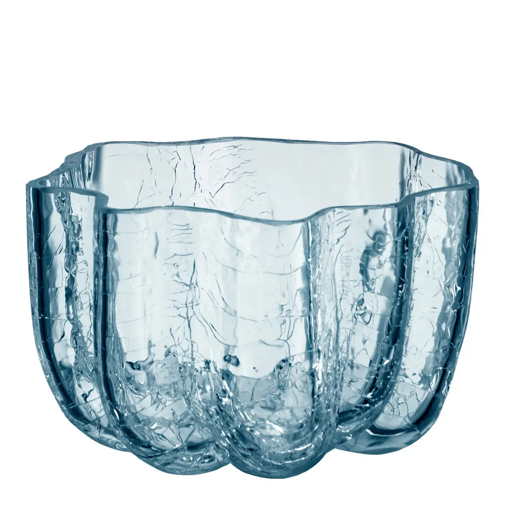 Crackle Kynttilälyhty 5,8 cm Sininen