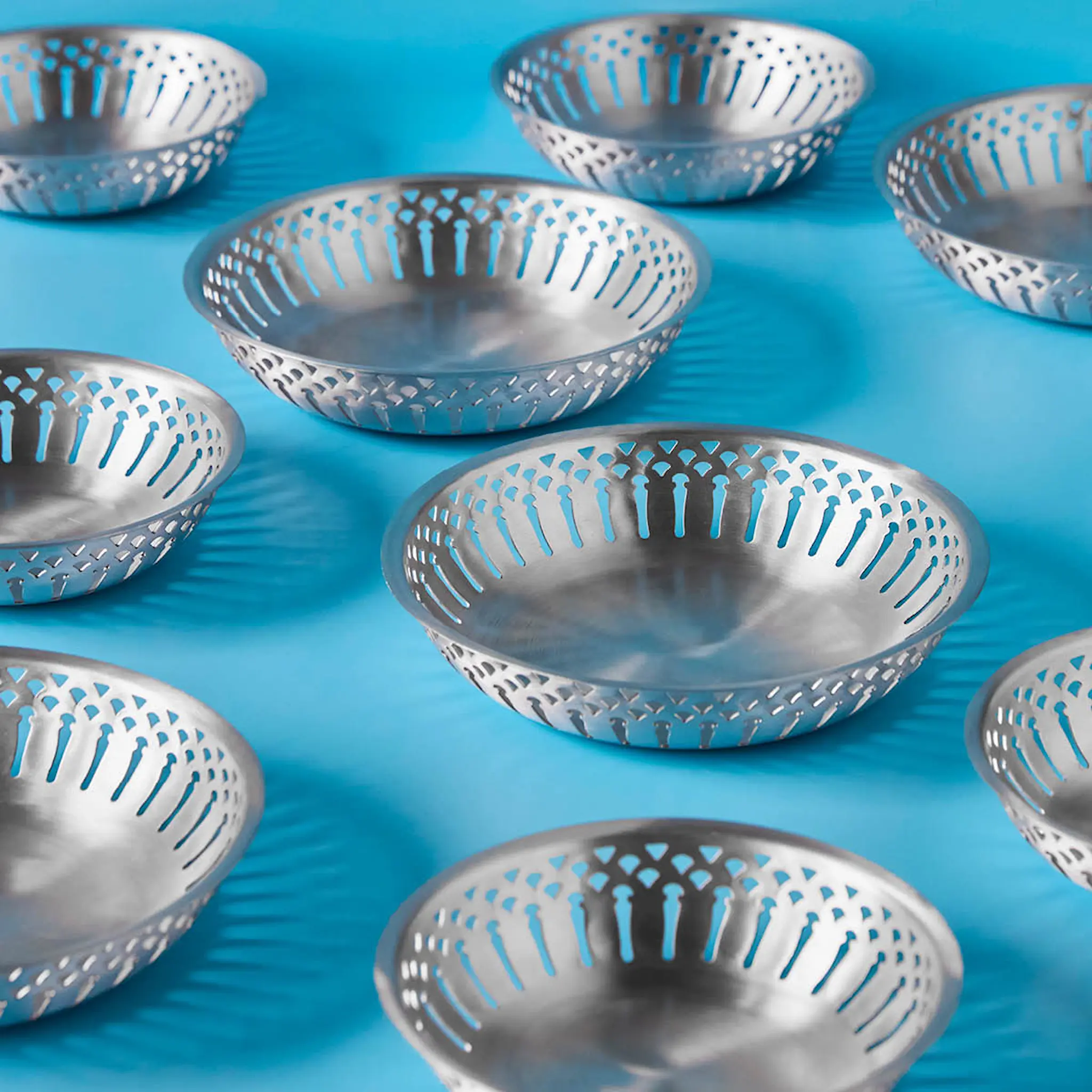 Nicolas Vahé Brödkorg 2-pack antik silverfinish