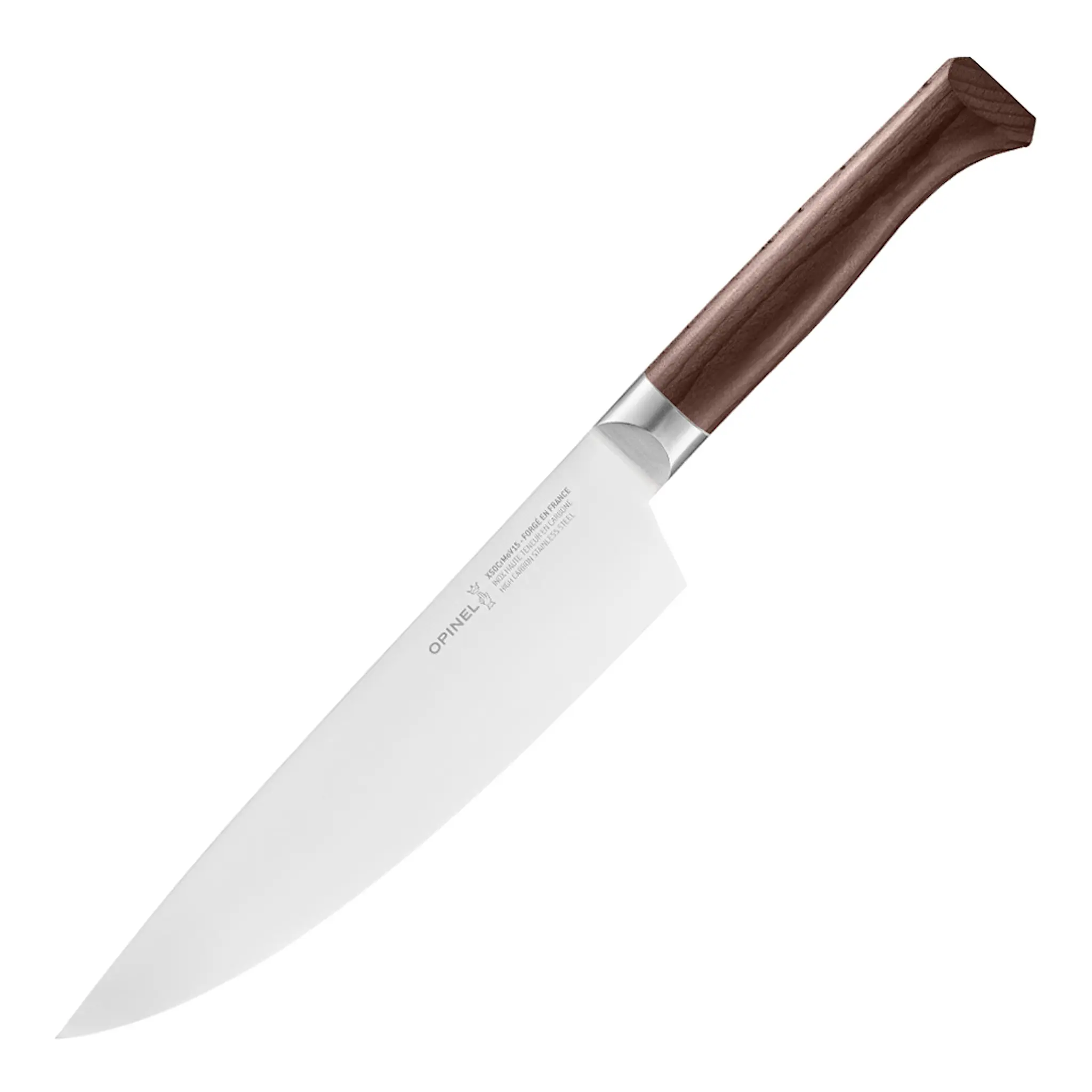 Opinel Les Forges kockkniv 33 cm mörk bokträ