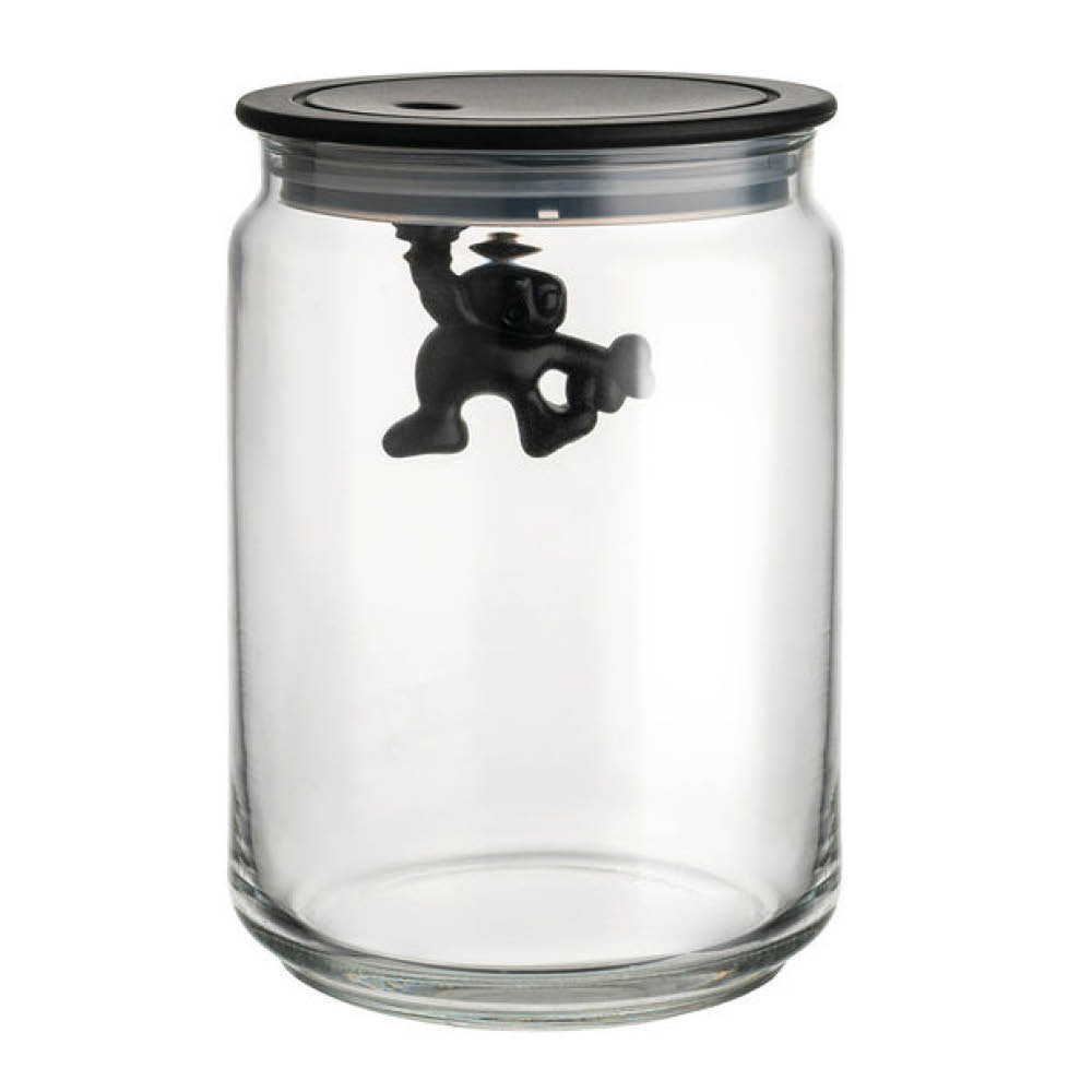 Alessi Gianni Lasipurkki 0,9 L Musta