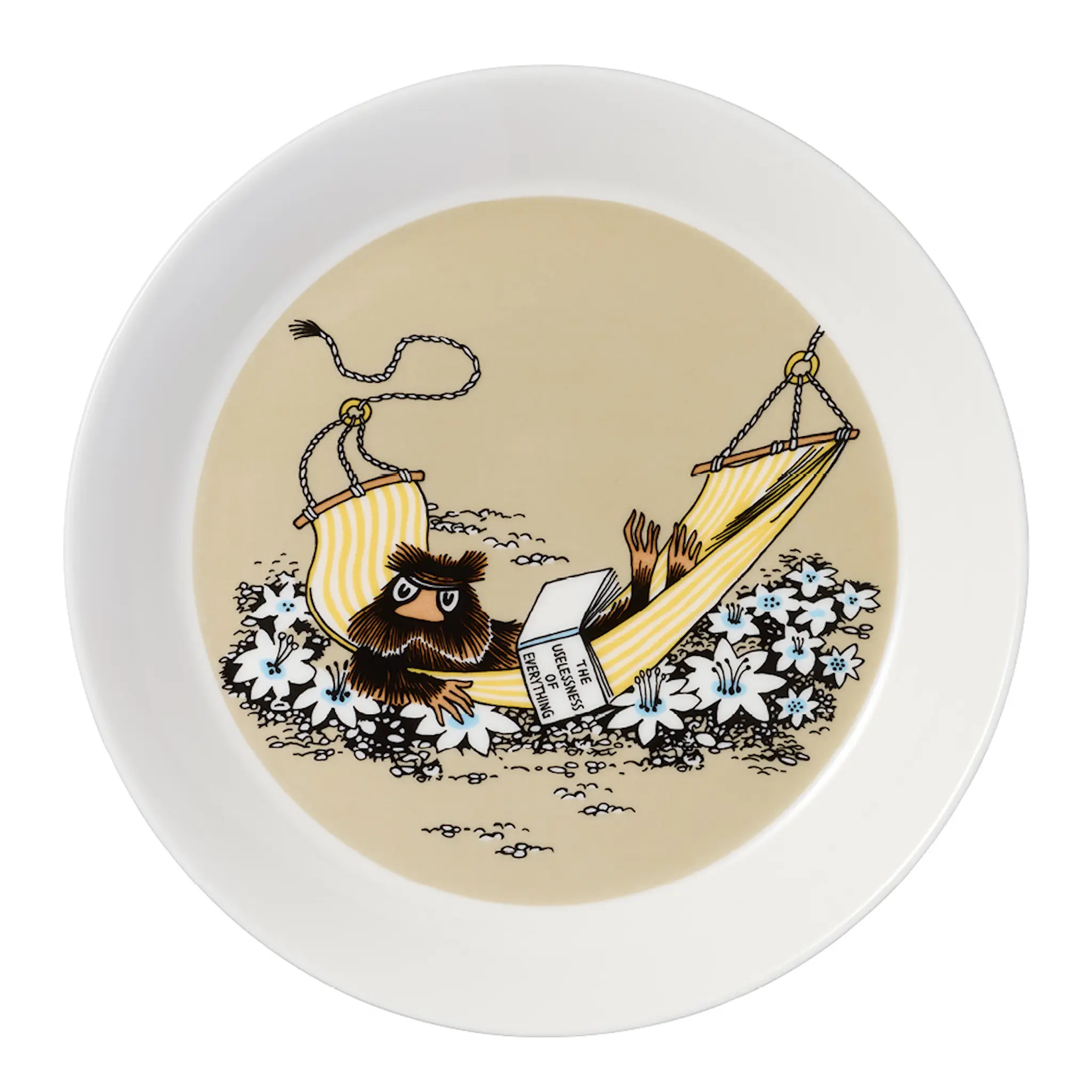 Moomin Arabia Mumintallrik Bisamråttan 19 cm Beige