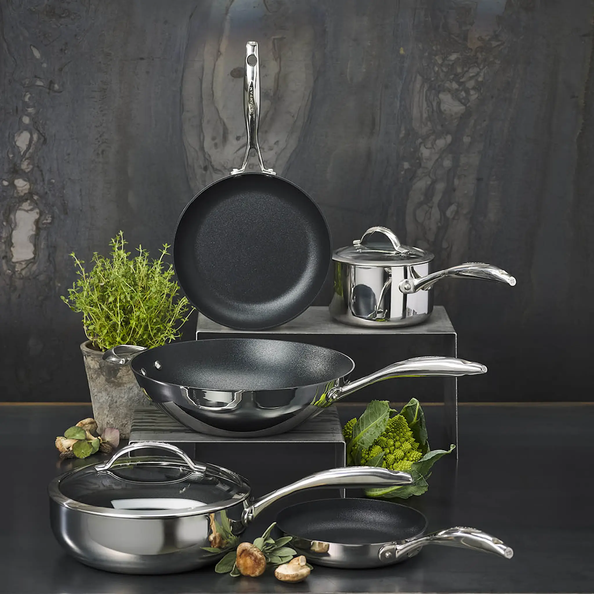 Scanpan HaptIQ Paistinpannu 24 cm Ruostumaton