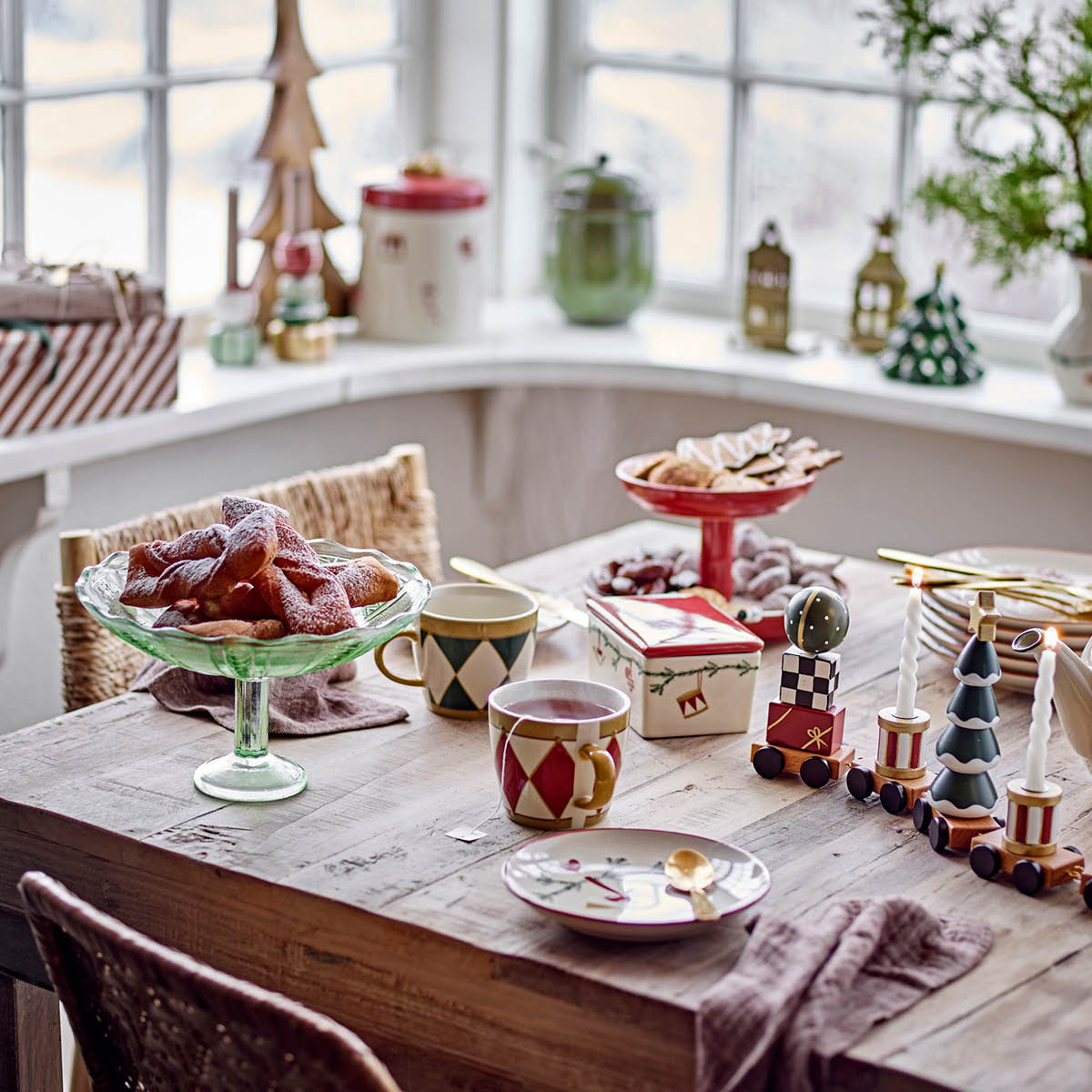 Bloomingville Vadim juletog 51 cm jul grønn