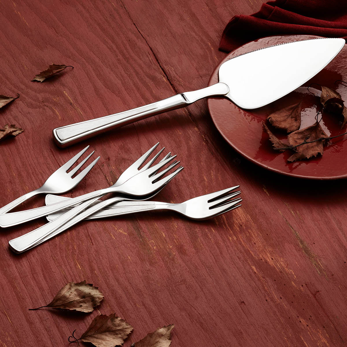 Hardanger bestikk Ramona kakesett 7 deler