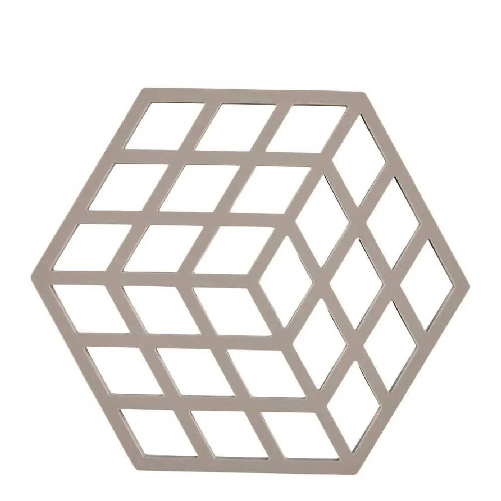 Cube bordskåner 16x14 cm taupe