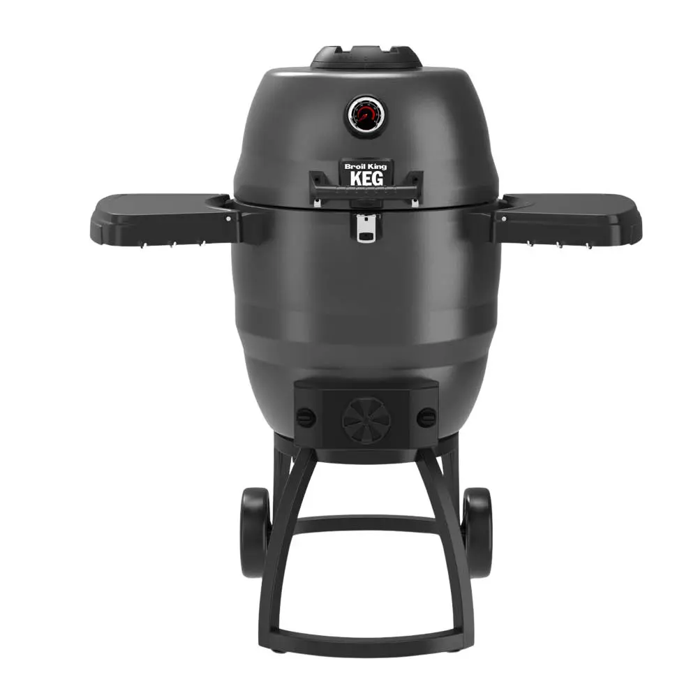 Kamadogrilli KEG 5000 sivupöydällä