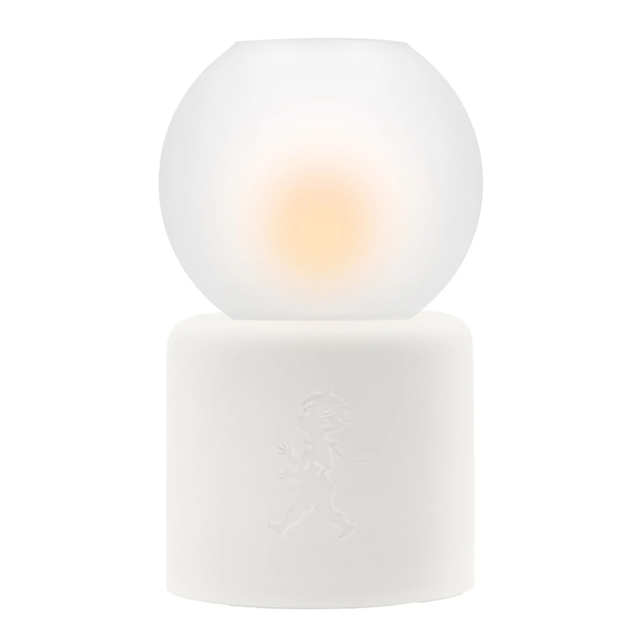 SOLSTICKAN Globe värmeljuslykta 17 cm vit
