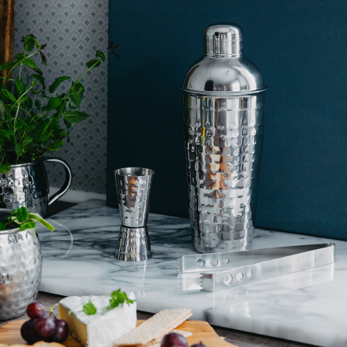 Taylor's Cocktailsett 3 deler hamret rustfritt stål