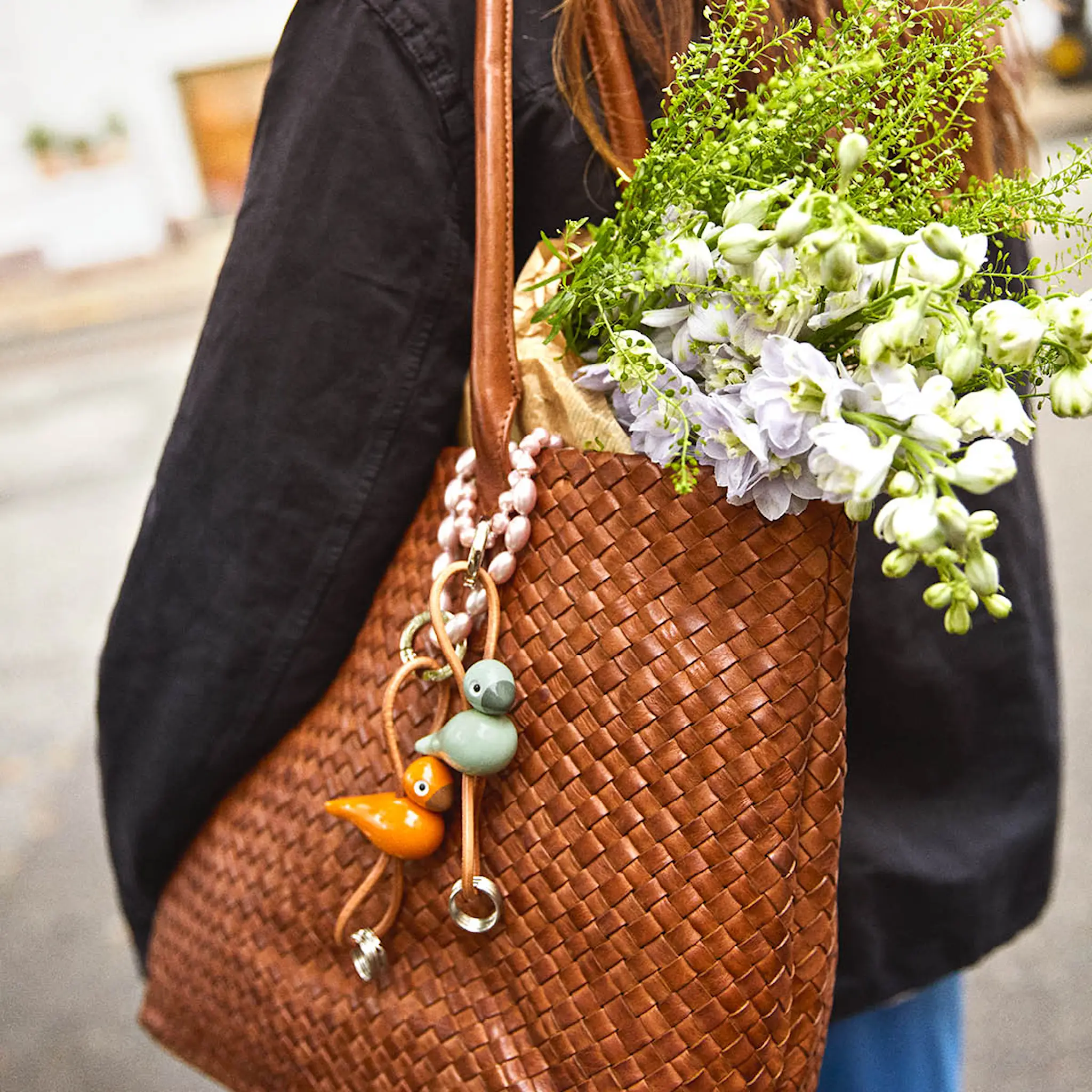 Kay Bojesen Denmark Kay Bojesen Avaimenperä minilintu Oranssi