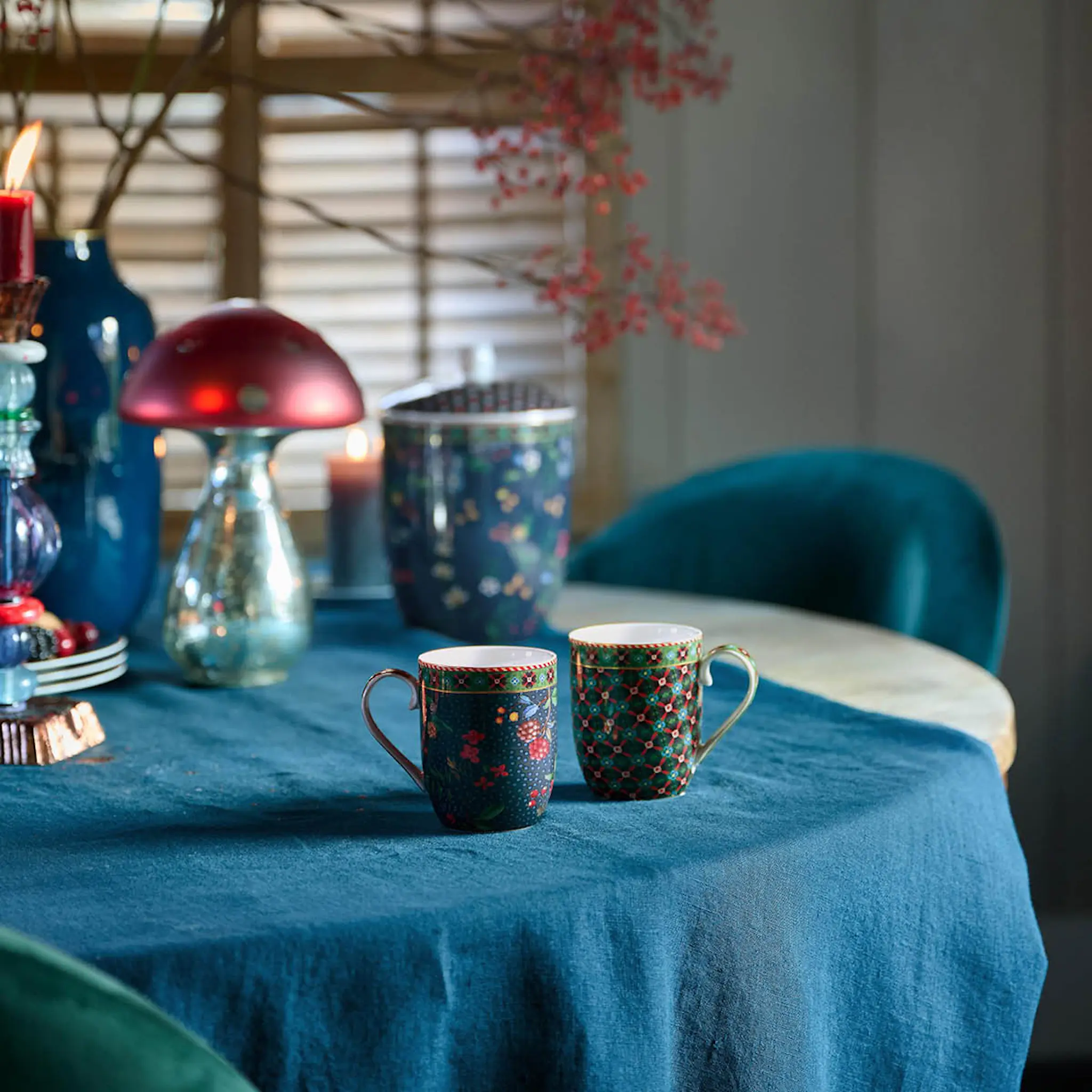 Pip Studio Berry Blues Muki 20 cl Sininen