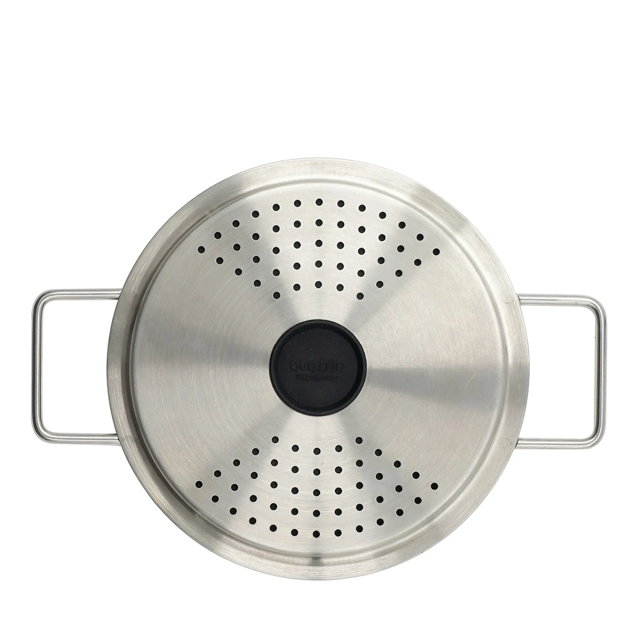 Eva Trio Hällock med silikonduk 16 cm svart/stål
