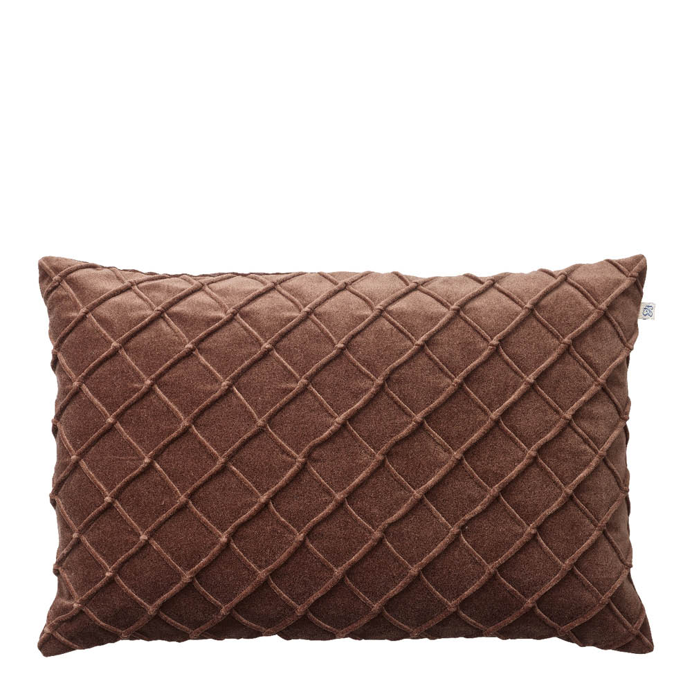 Chhatwal & Jonsson Deva kuddfodral sammet 40x60 cm Brown