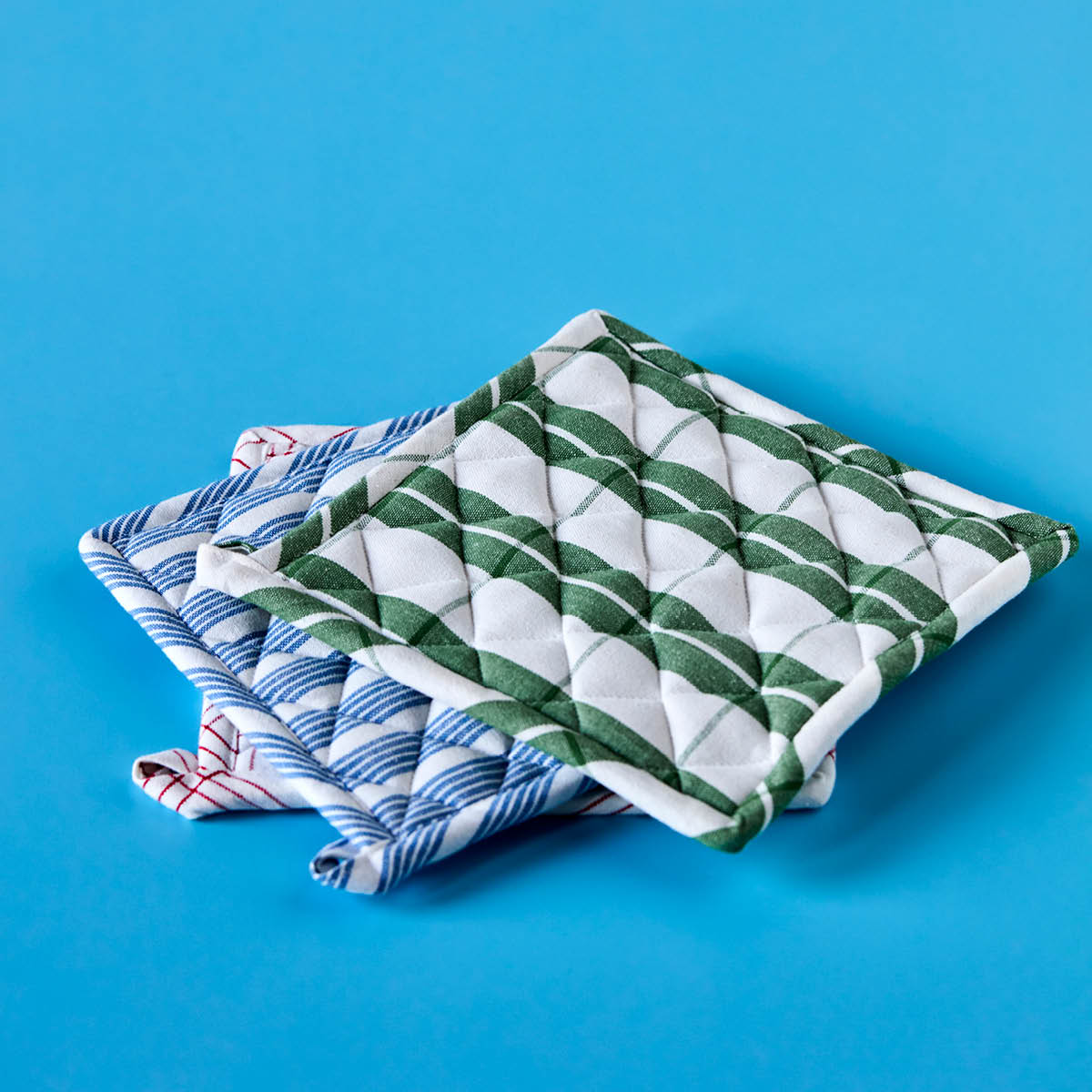 Nicolas Vahé Chef gryteklut 22,5x22,5 cm 2 stk grønn/hvit