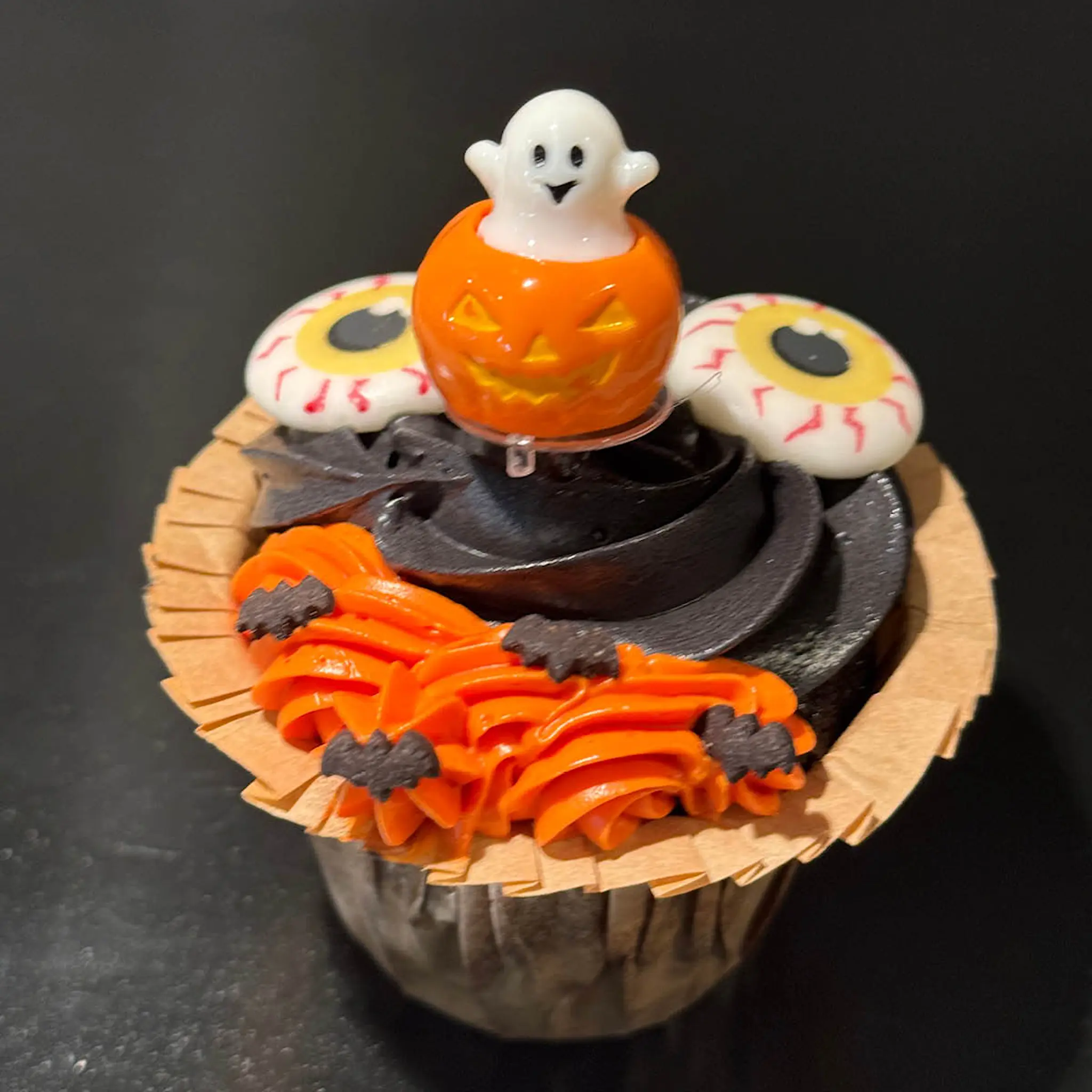 ScrapCooking Halloween tårtdekorationer 4-pack multi