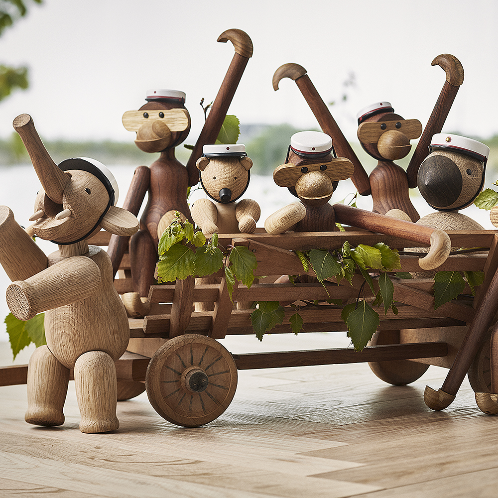 Kay Bojesen Denmark Apinan Ylioppilaslakki 9,5 cm Punainen