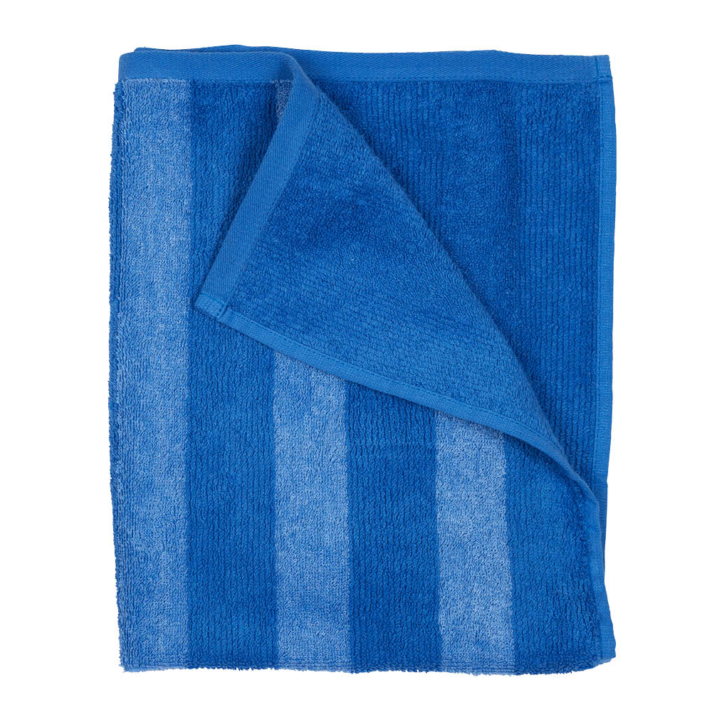 Fondaco Stripe handduk 50x70 cm kornblå