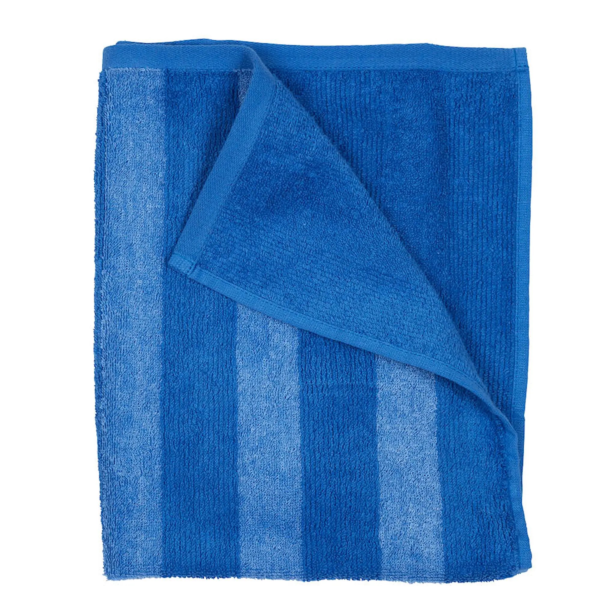 Fondaco Stripe handduk 50x70 cm kornblå