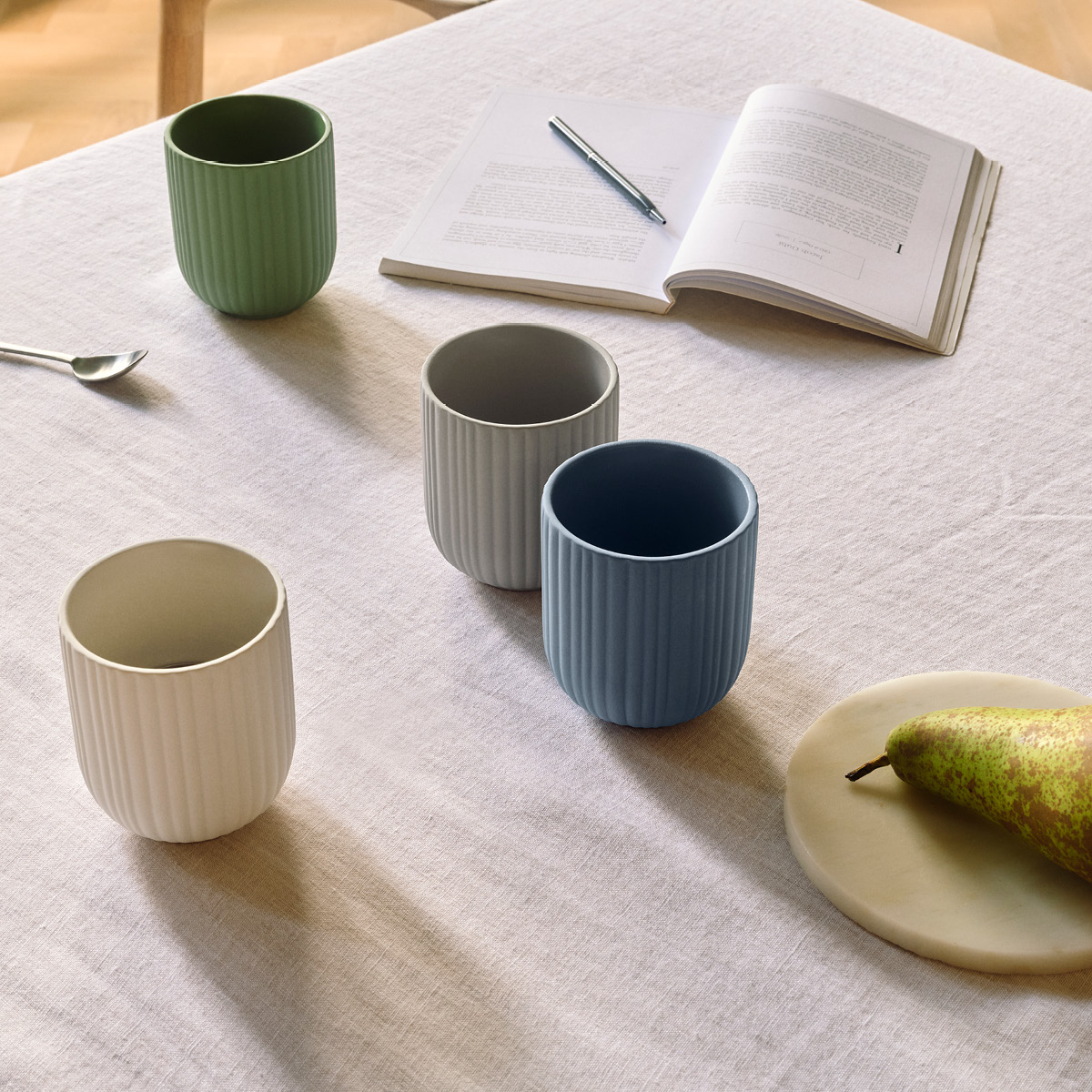 Knabstrup Keramik Verda Kuppi 25 cl Soft Sand