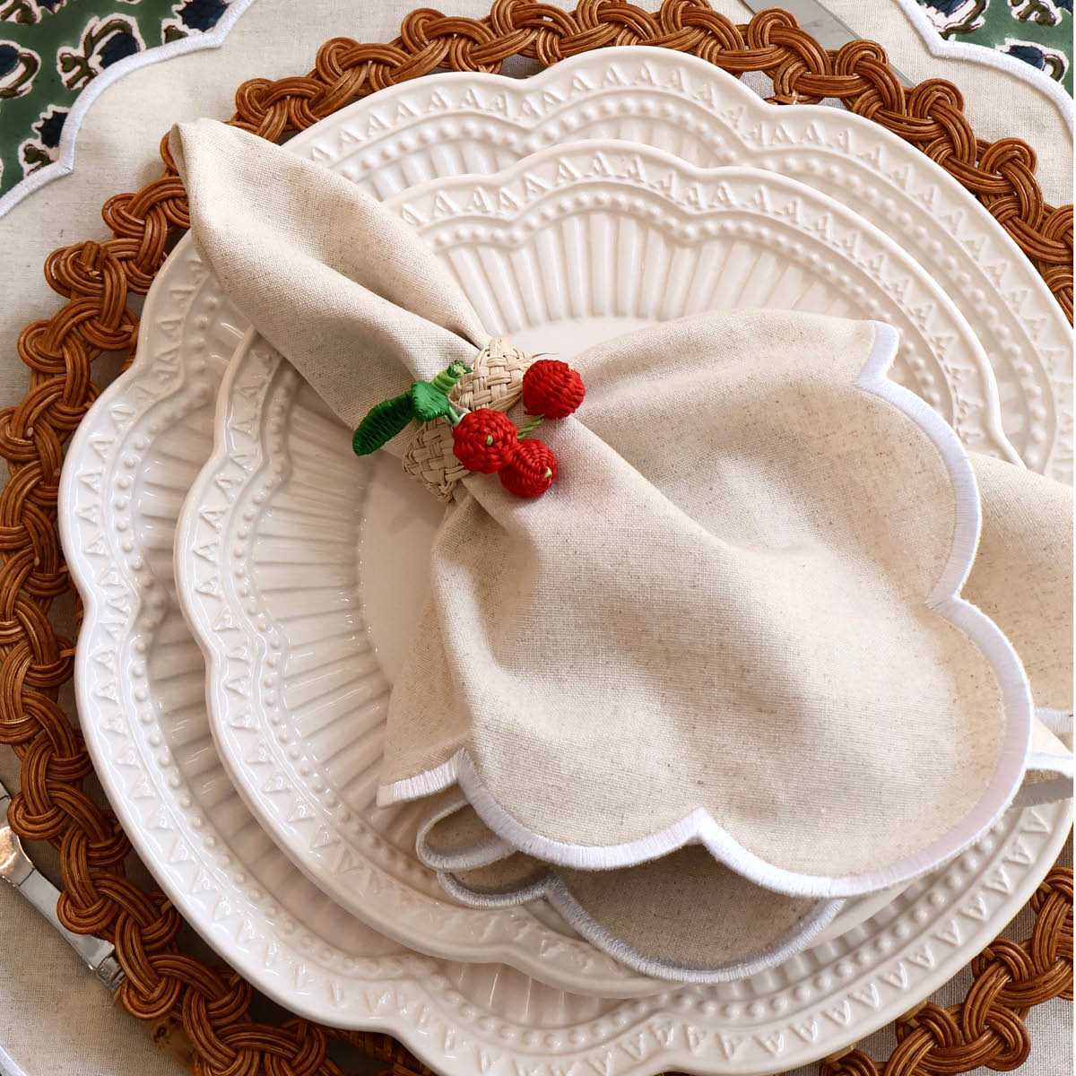 Von Norten Servettring 7 cm Körsbär