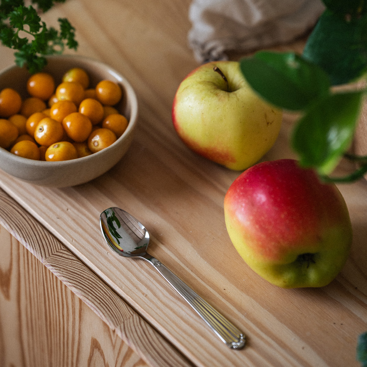 Hardanger bestikk Renessanse Tesked 12,6 cm