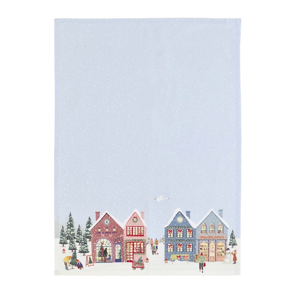 Vinter kökshandduk 70x50 cm ice blue