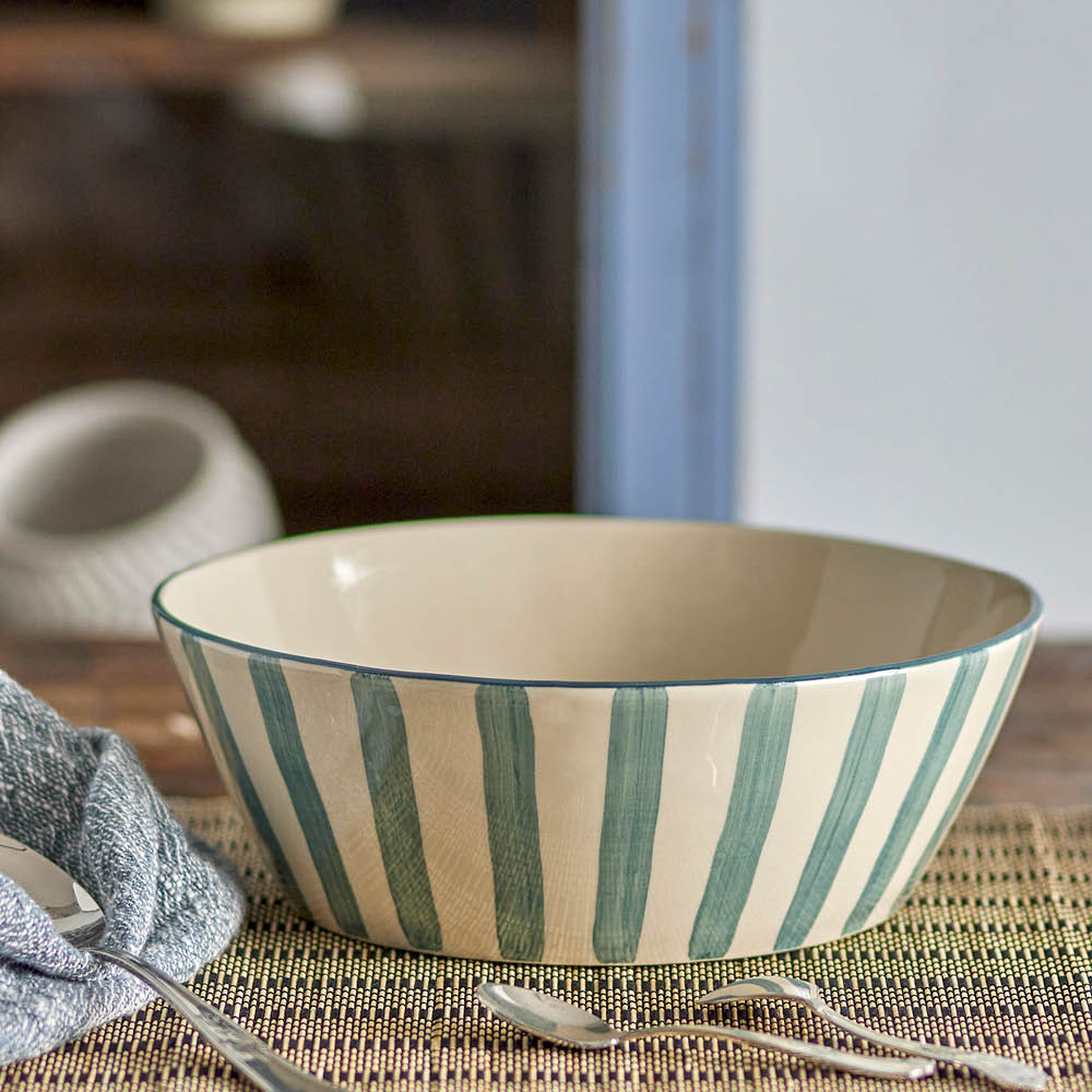 Bloomingville Begonia skål 23,5 cm grønn