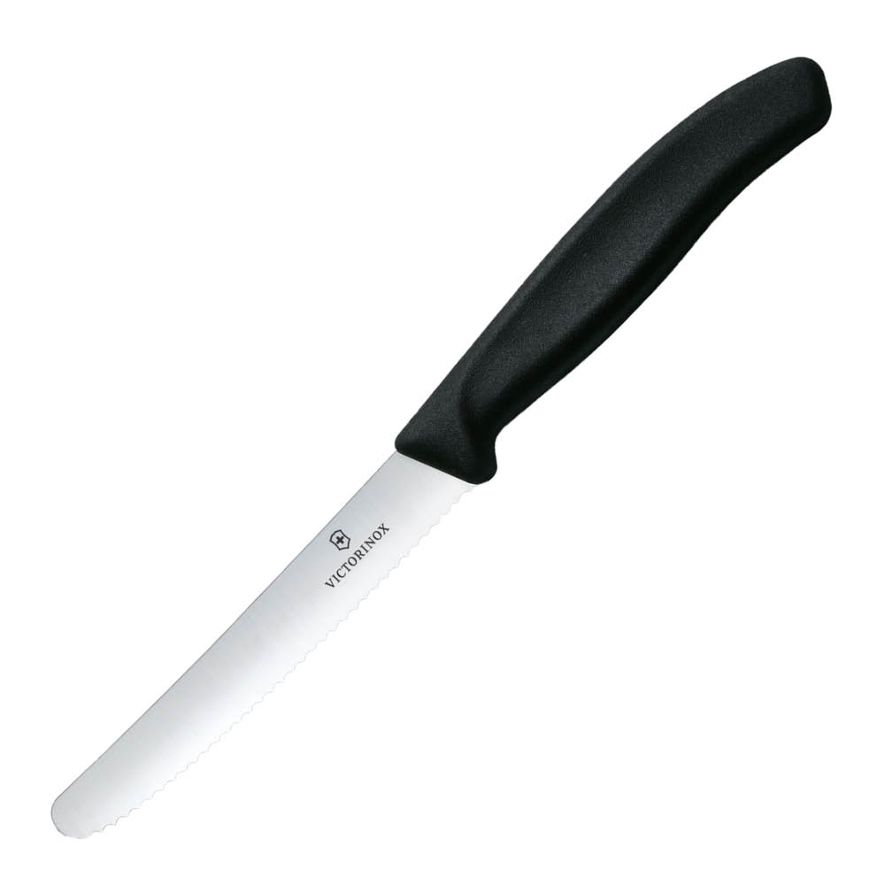 Victorinox Swiss Classic tomatkniv / bordskniv 11 cm svart