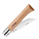 Nomad N12 fällkniv tandad bokträ