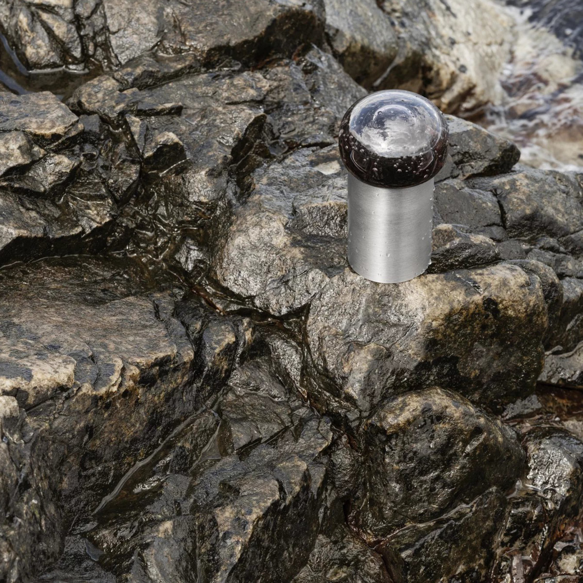 Blomus Iris LED Valaisin 18 cm Silver Metal