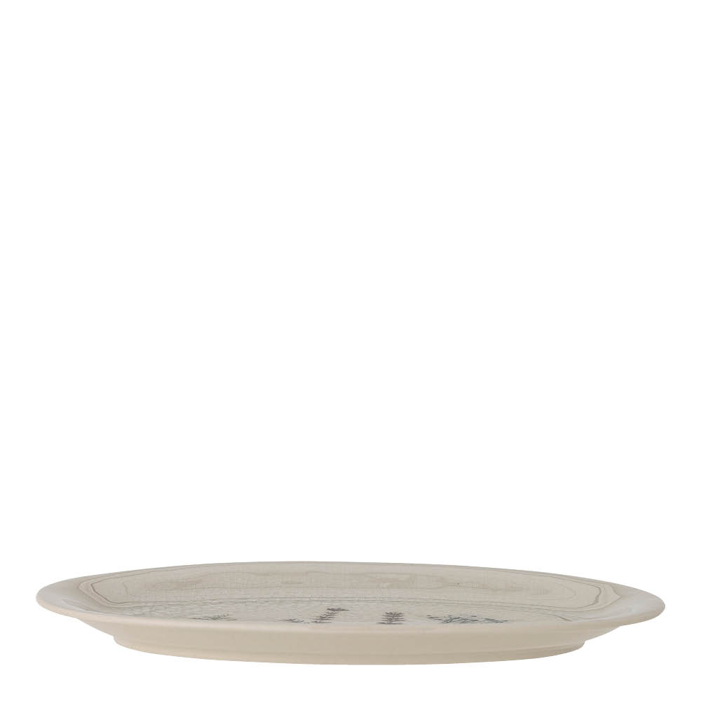 Bloomingville Bea serveringsfat 28,5x18 cm natur