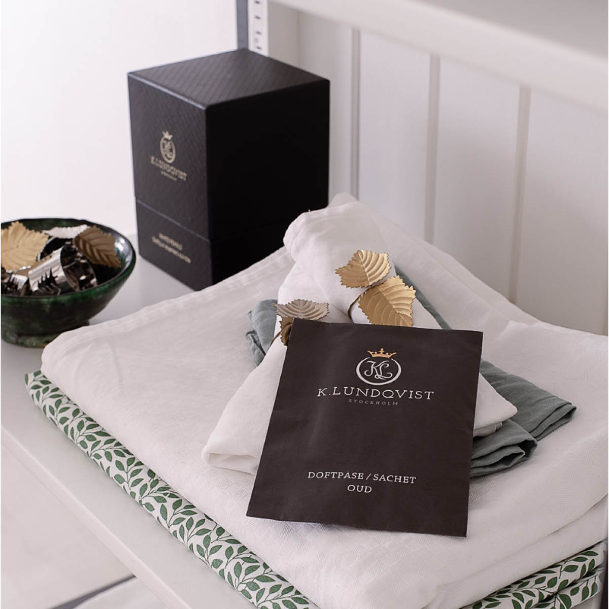 K. Lundqvist Stockholm Black Cashmere doftpåse