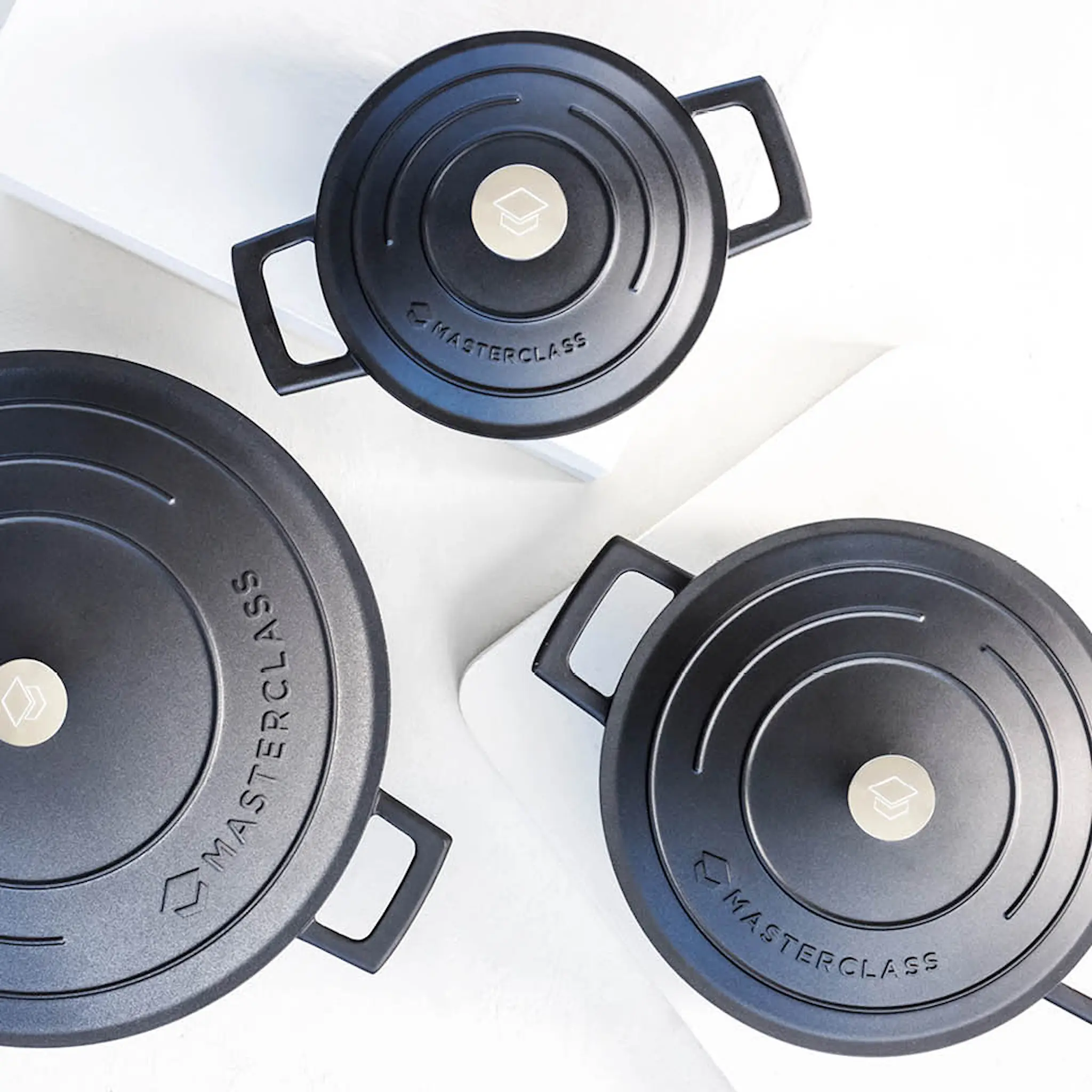 MasterClass Cast Aluminium Pata 1,4 L Musta