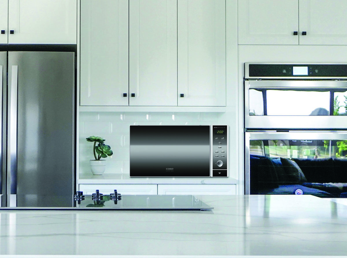 Caso Mikroaaltouuni Ceramic Chef Hopea/Musta