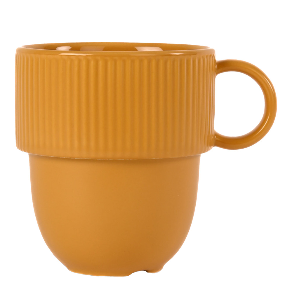 Sagaform Inka kopp med öra 27 cl gul panatone