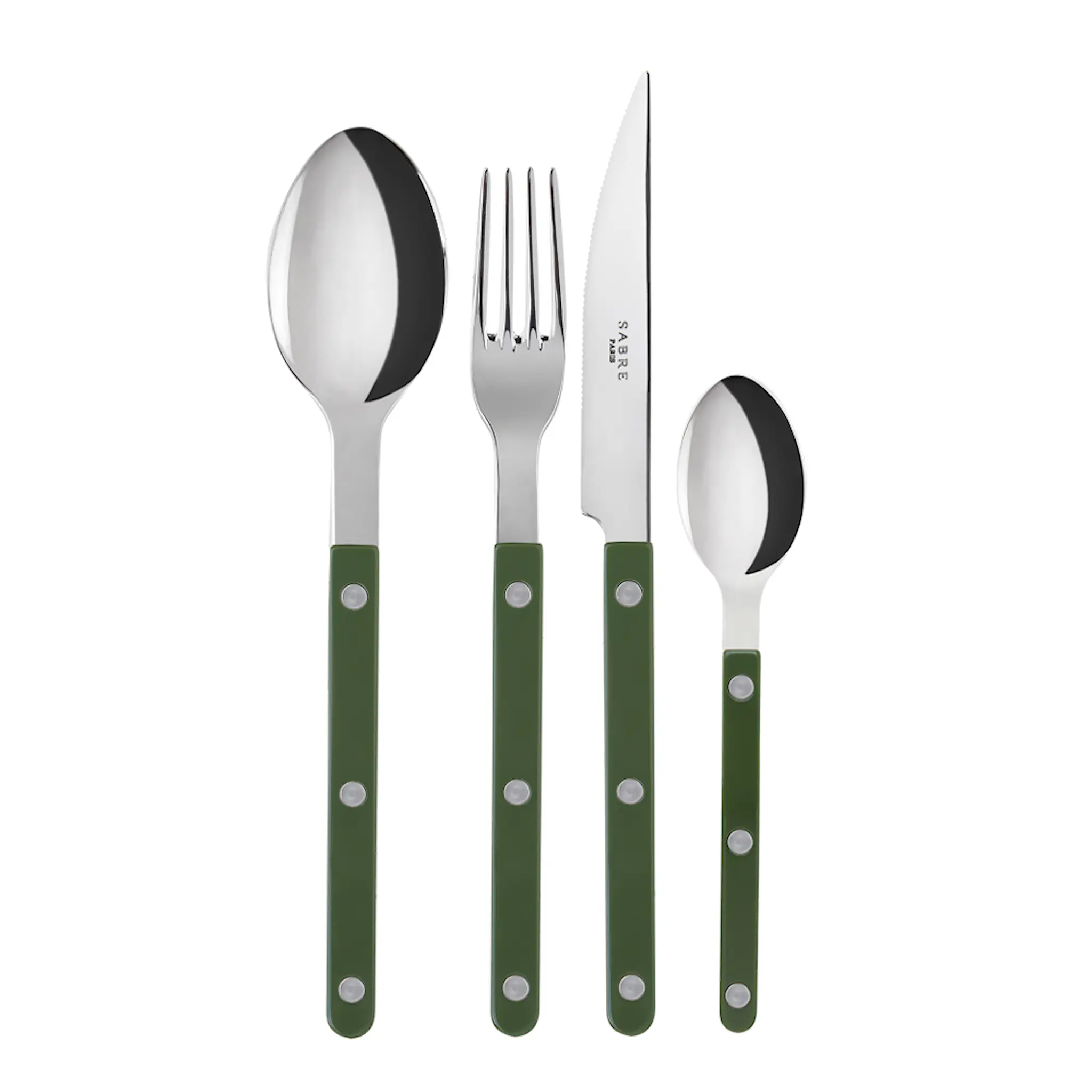 Sabre Bistrot Bestickset 4 delar Grön
