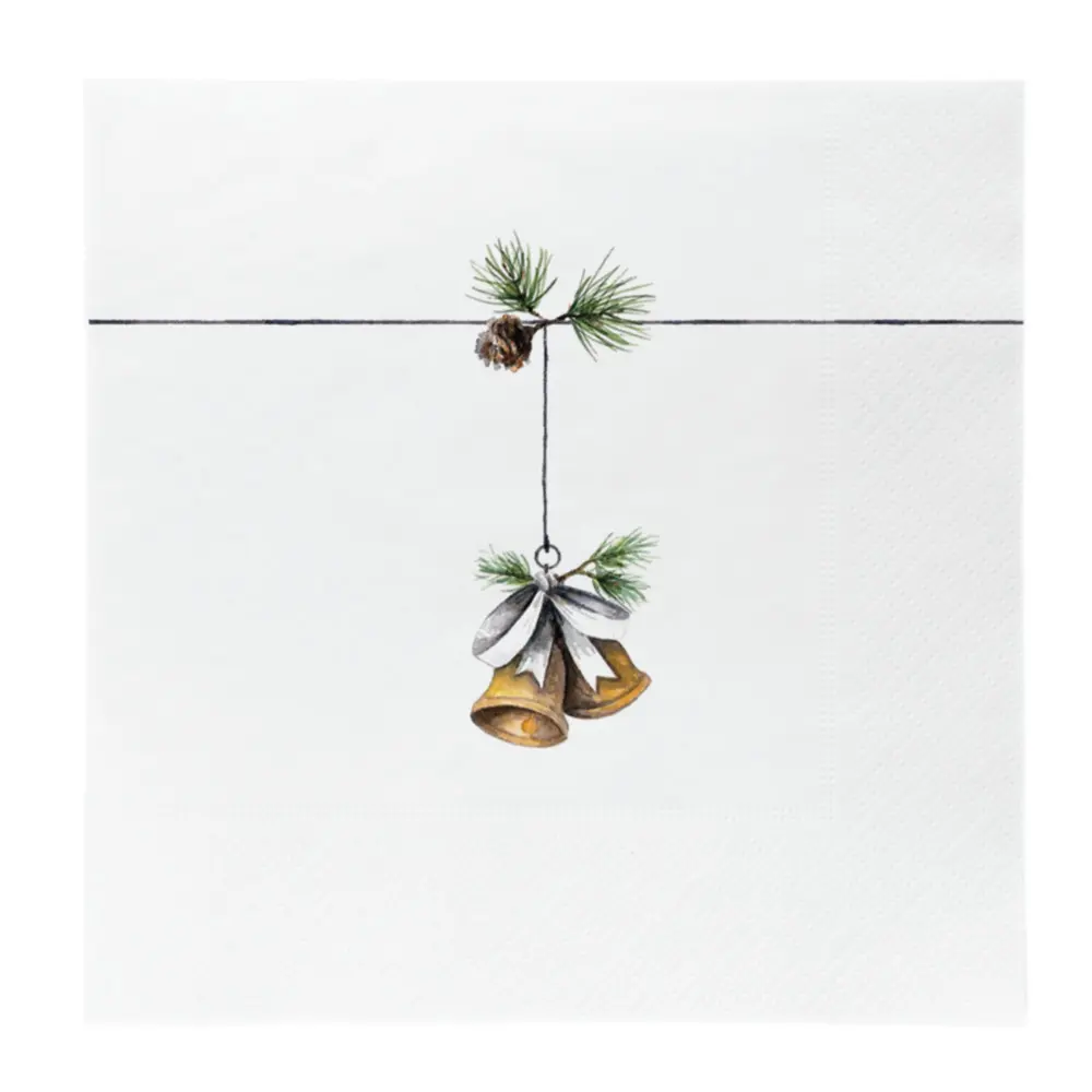 Servetti 33x33 cm 20 kpl Christmas Bells