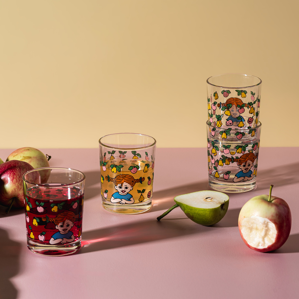 Muurla Pippi dricksglas 20 cl frukter klar